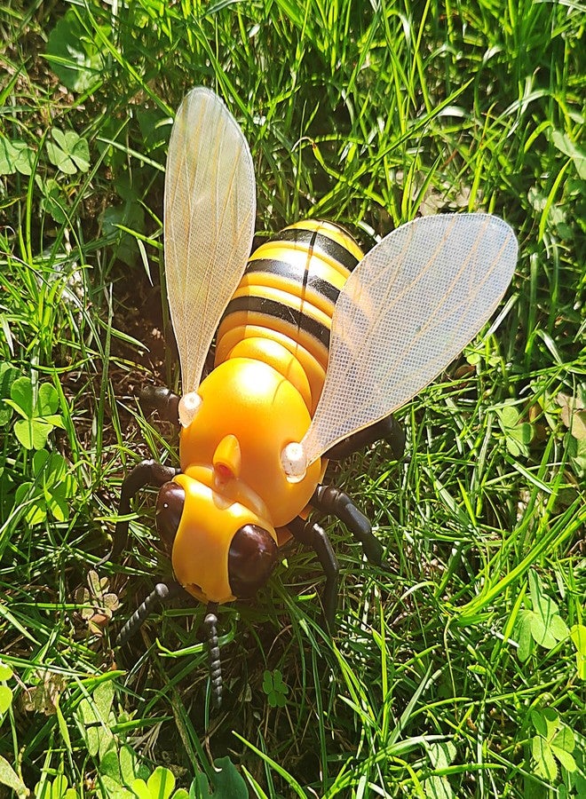 Tipmant Realistic RC Honey Bee Remote Control Insect Animal Vehicle Car Prank Toys Pet Cat Dog Teasing Kid Birthday Gifts - Image 5